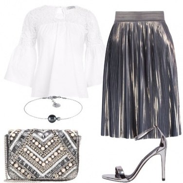 Outfit La gonna a pieghe