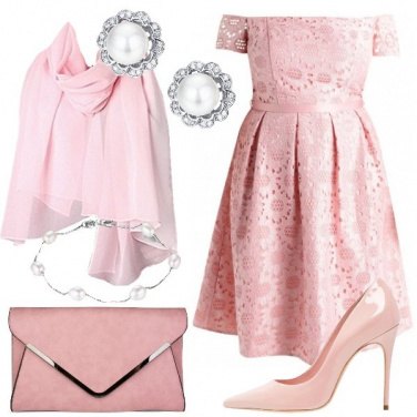 Outfit Matrimonio in rosa
