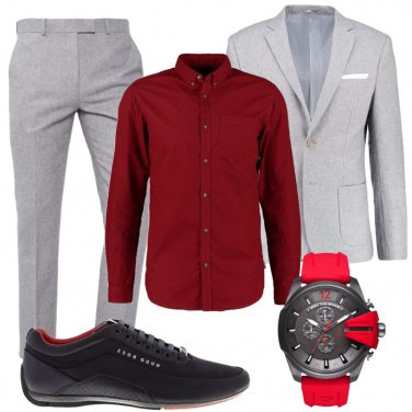 Outfit Riunione con le sneakers griffate