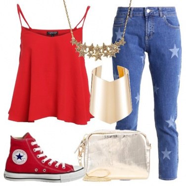 Outfit Wonder Woman in jeans