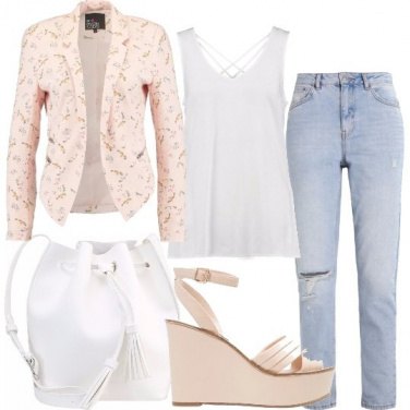 Outfit La zeppa rosa