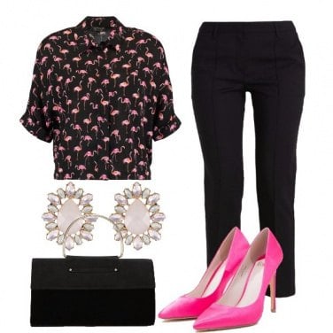 Outfit Una serata coi fenicotteri