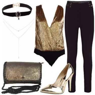Outfit Oro nero