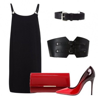 Outfit Il rosso e il nero
