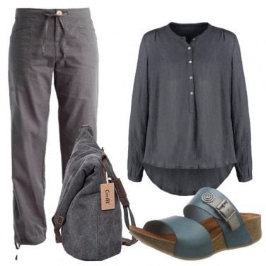 Outfit Canapa nei tessuti