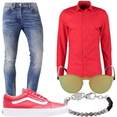 Outfit Ufficio con gli occhiali