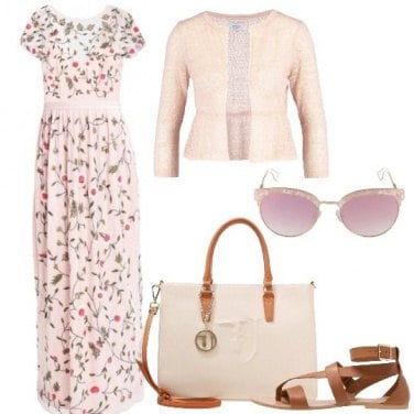 Outfit L\'abito lungo a fiori