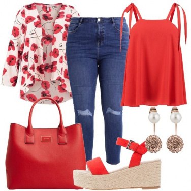Outfit Rosso papavero