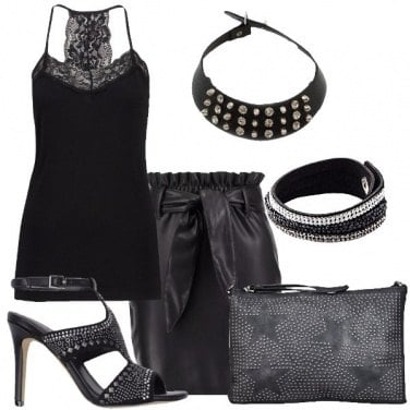 Outfit Al top in nero