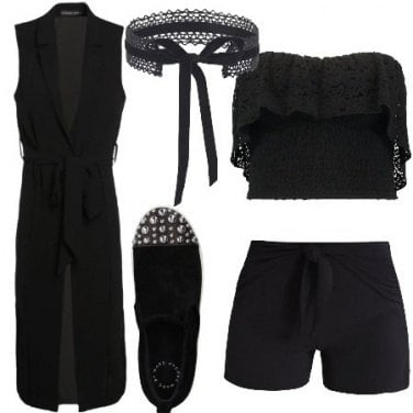 Outfit Merletti e fiocchi
