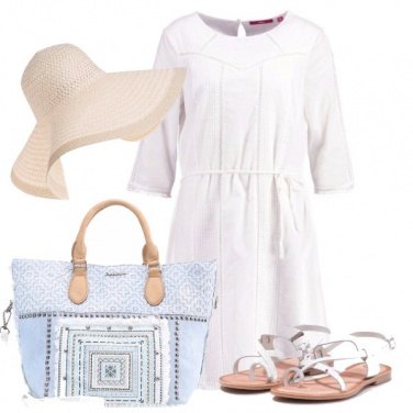 Outfit In bianco al sole