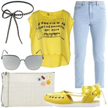 Outfit Giallo solare