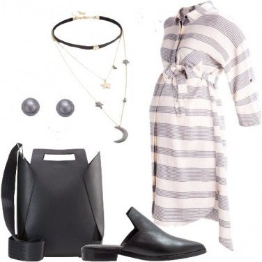 Outfit Una futura mamma al lavoro