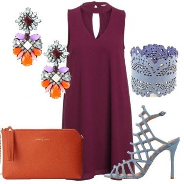 Outfit Eleganti contrasti