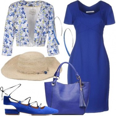 Outfit Elegante in blu