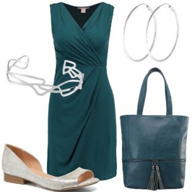 Outfit Verde petrolio