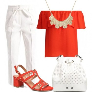 Outfit Esalta il corallo