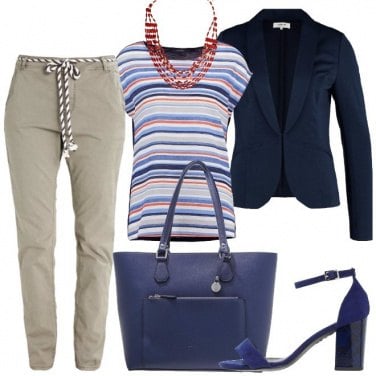 Outfit Colore e glamour in ufficio