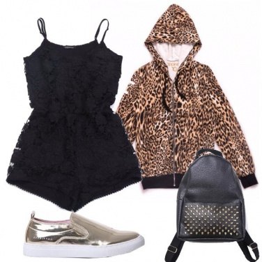 Outfit Veloce come un leopardo
