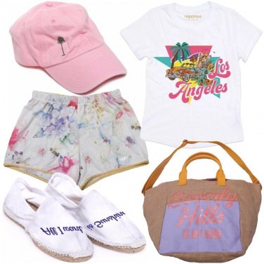 Outfit Rosa in spiaggia