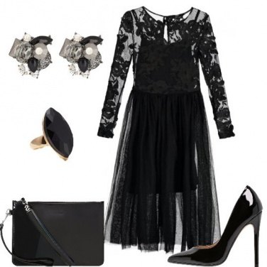 Outfit Cerimonia in nero