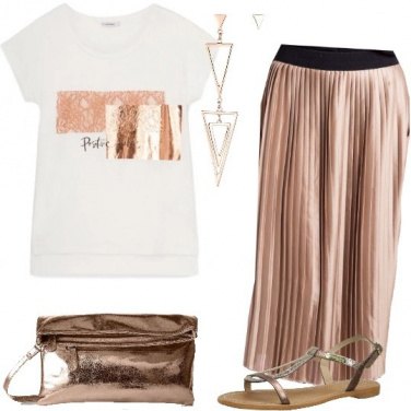 Outfit Una T-shirt per l\'aperitivo