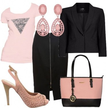 Outfit Una t-shirt griffata