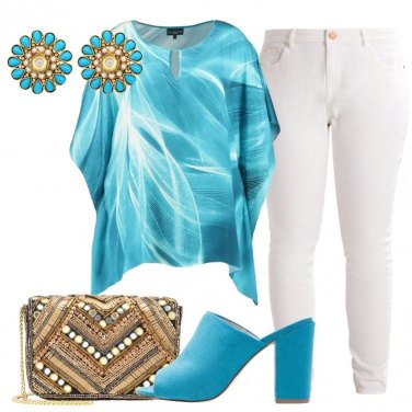 Outfit Energia turchese