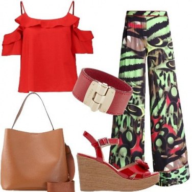 Outfit Rosso di giorno