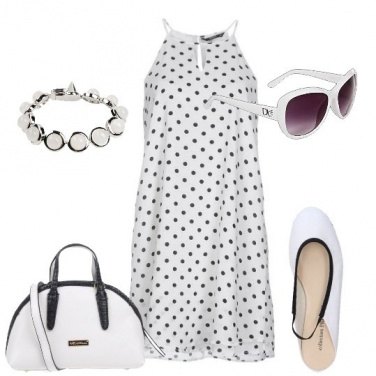 Outfit Bon ton a pois