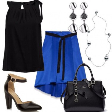 Outfit La gonna assimetrica