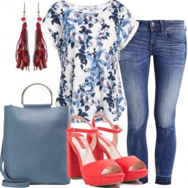 Outfit Stampa a fiori