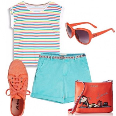Outfit Shorts e sneakers