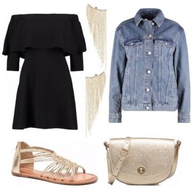 Outfit Un tocco gold