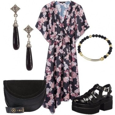 Outfit L\'abito a kimono