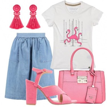 Outfit Rosa come un fenicottero