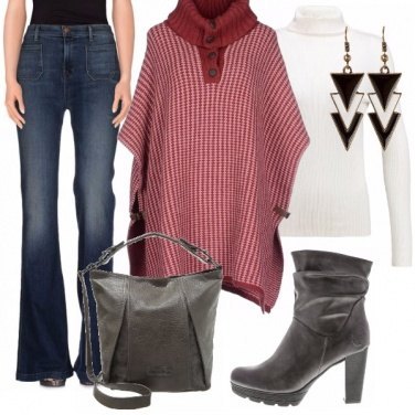 Outfit Amo il poncho