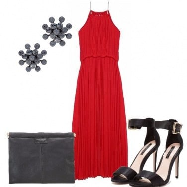 Outfit Cerimonia in rosso