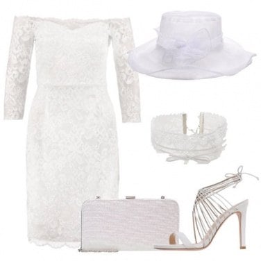 Outfit La sposa con il cappello