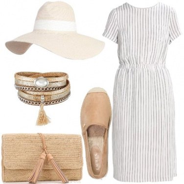 Outfit Cappello sabbia