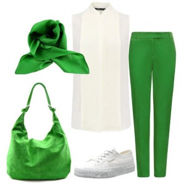 Outfit Sfumature di giada