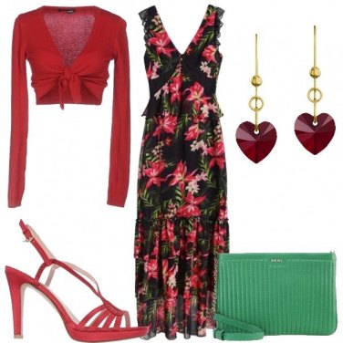 Outfit Ruches e tropical