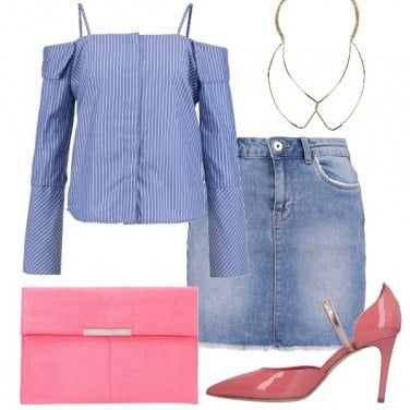 Outfit Il ritorno della gonna jeans