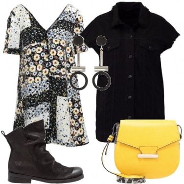 Outfit Mini abito con stivaletto