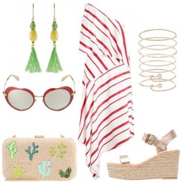 Outfit Mix di materiali
