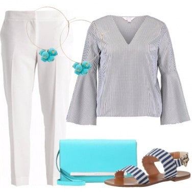 Outfit Righe e righine