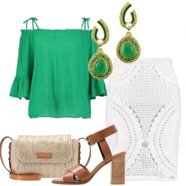 Outfit La minigonna a crochet