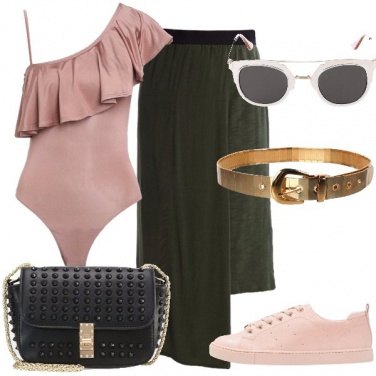 Outfit La gonna asimmetrica