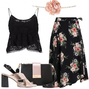 Outfit Un fiore rosa