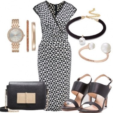 Outfit Chic optical e tocchi d\'oro